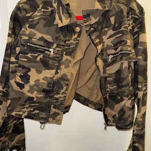 Women's fashion nova Camouflage Utility Jacket